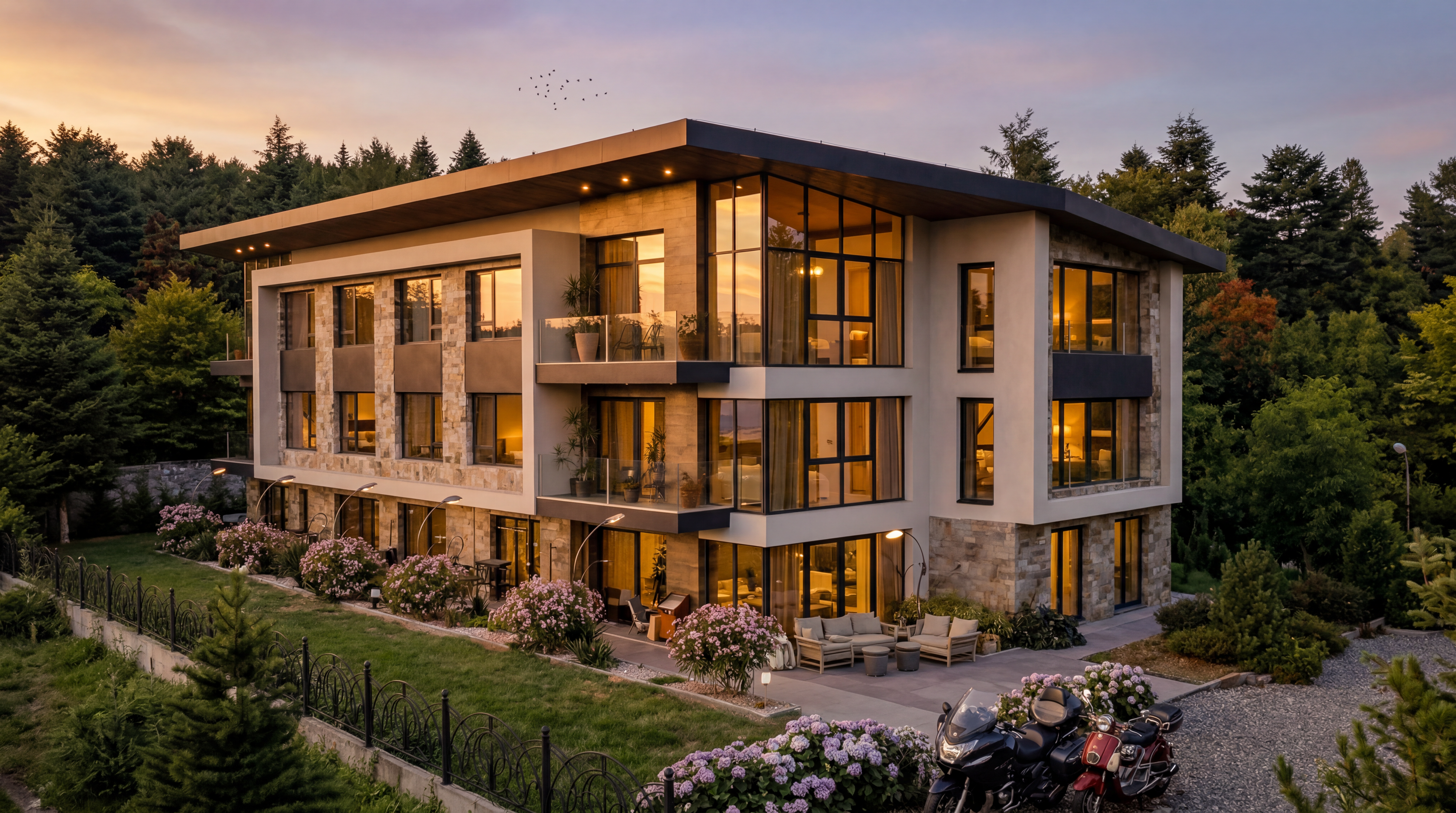 Hisar Residence – тераса и градина